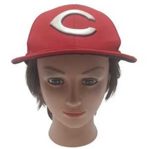 Cincinnati Reds Cap Flex OC Sports A-Flex‎ Stretch Hat - Size S/M -  Pre-owned